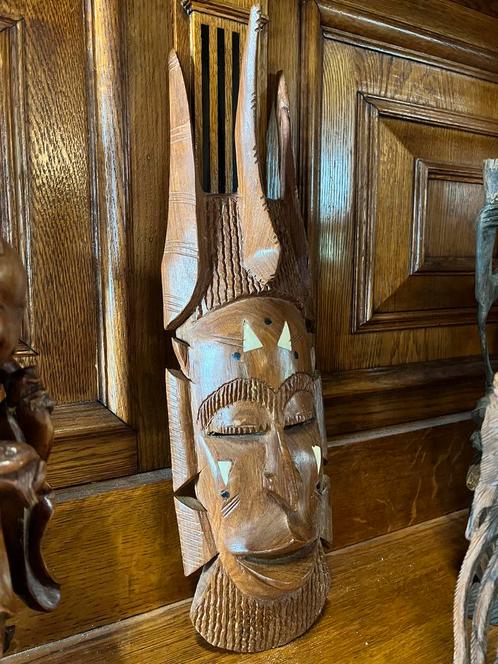 Vintage Afrikaans zoömorfisch antilopenmasker, Antiek en Kunst, Kunst | Niet-Westerse kunst, Ophalen of Verzenden