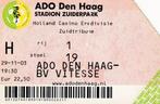 Ticket:ADO Den Haag v Vitesse 29-11-2003, Verzenden, Gebruikt, Overige binnenlandse clubs, Overige typen