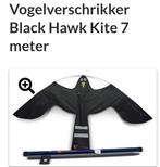 Vogelverschrikker Black Hawk Kite 7 meter, Ophalen of Verzenden, Nieuw, Ongediertebestrijding