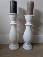 Gratis 2 kandelaars, Huis en Inrichting, Ophalen, Gebruikt, 25 tot 50 cm