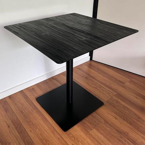 Bistrotafel Braza Dutchbone Loods5 Zwart Vierkant, Huis en Inrichting, Tafels | Eettafels, Zo goed als nieuw, 50 tot 100 cm, Rechthoekig