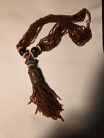 oude oosterse ketting, Verzenden, Zo goed als nieuw, Bruin, Overige materialen