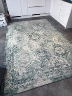 Vloerkleed blauw/groen 200x300, gebruikt, in goede staat!, Ophalen, Gebruikt, Minder dan 10 m², Groen