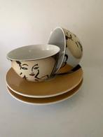 2 x kop en schotel faces. Flirt by r & b Duitsland Gezichten, Huis en Inrichting, Keuken | Servies, Ophalen, Zo goed als nieuw