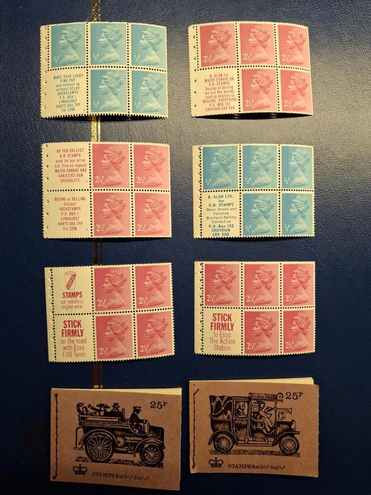 postzegel engeland MH 32 + combinaties, Postzegels en Munten, Postzegels | Europa | UK, Postfris, Verzenden