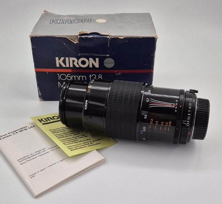 Kiron 105mm f2.8 1:1 Macro Minolta MD, Audio, Tv en Foto, Fotografie | Lenzen en Objectieven, Gebruikt, Macrolens, Ophalen of Verzenden