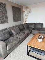 Mooie grote grijze hoekbank, Huis en Inrichting, Ophalen, Zo goed als nieuw, Industriël