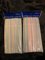 Plastic Rietjes - 2 x 100 stuks, Ophalen of Verzenden, Nieuw