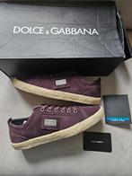 Nieuw Dolce & Gabbana aubergine suede leren plakaat sneakers, Dolce & Gabbana, Bruin, Nieuw, Ophalen of Verzenden