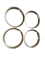 4 x rvs chroom sier ring voor o.a 14 inch wiel volvo 240/245, Auto-onderdelen, Ophalen of Verzenden, Volvo