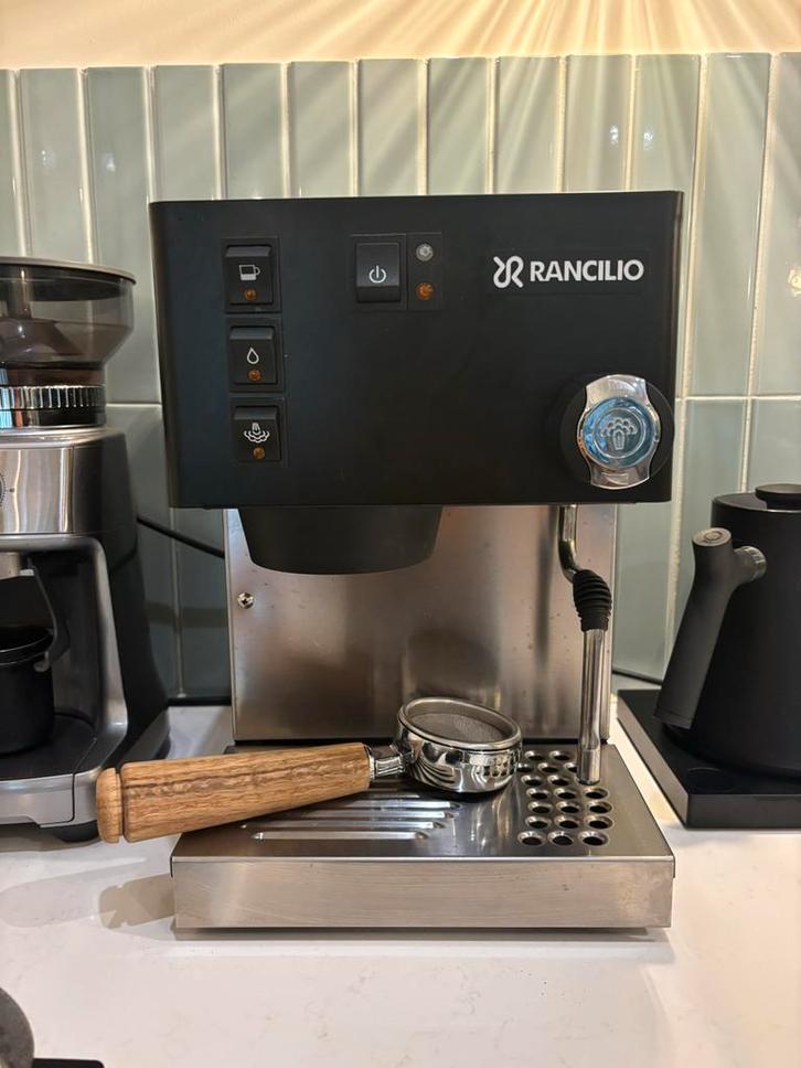 Rancilio Sylvia + Sage Koffiemolen - Perfecte Set!, Witgoed en Apparatuur, Koffiezetapparaten, Gebruikt, Koffiebonen, Combi, 2 tot 4 kopjes