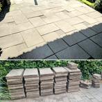 GRATIS bestrating. Ongeveer 18m2, Tuin en Terras, Tegels en Klinkers, Ophalen, Gebruikt, 10 m² of meer, Beton