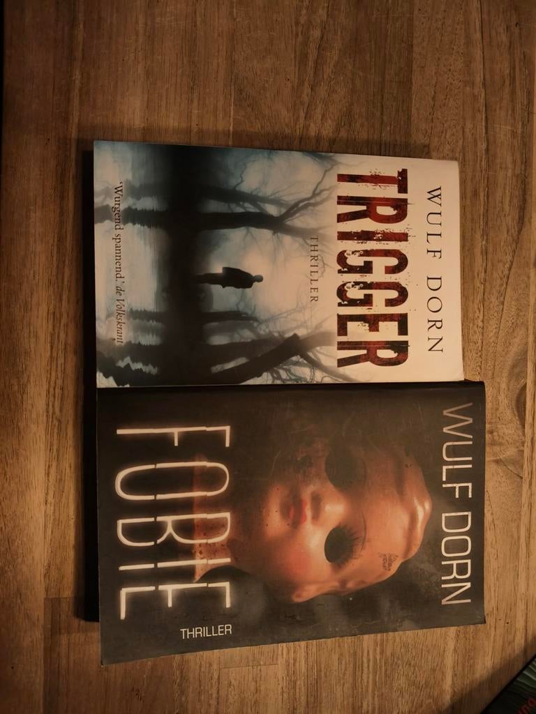 2 Thrillers van Wulf Dorn: Fobie & Trigger, Ophalen of Verzenden, Gelezen, Wulf Dorn, Europa overig