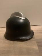 Ouderwetse brandweer helm, Ophalen of Verzenden, Nederland, Helm of Baret