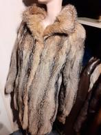 Vintage echte fox bontjas bont jas bontjasje maat 36, Ophalen of Verzenden, Zo goed als nieuw, Maat 36 (S), Bruin