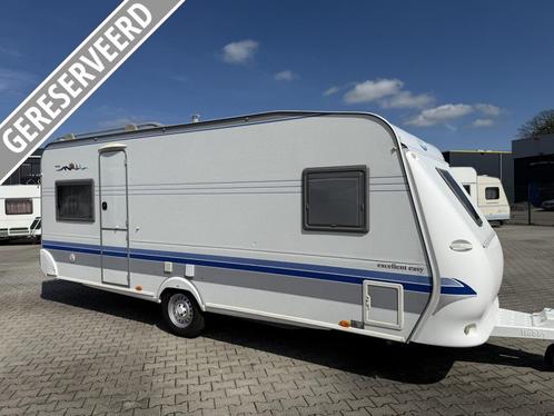 Hobby Excellent Easy 540 UFE bouwjaar 2004 met voortent, Caravans en Kamperen, Caravans, Bedrijf, tot en met 2, 1000 - 1250 kg