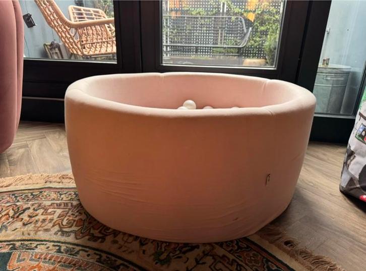Misioo Ballenbak Rond 100x40 – Light Pink, Kinderen en Baby's, Speelgoed | Babyspeelgoed, Zo goed als nieuw, Overige typen, Ophalen