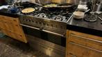 Boretti 6 spits Gasfornuis met 2 ovens, 60 cm of meer, 5 kookzones of meer, Tussenbouw, Gebruikt