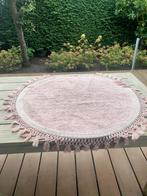 Rond vloerkleed roze, Ophalen of Verzenden, Zo goed als nieuw, 75 m² of meer, Laminaat