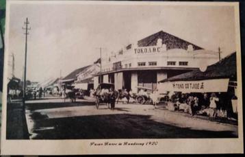 Nederlands Indie Bandoeng, Pasar Baroe 1920 met Toko ABC beschikbaar voor biedingen