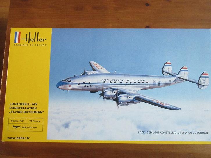 L-749 Constellation "Flying Dutchman" (Heller 1/72), Hobby en Vrije tijd, Modelbouw | Vliegtuigen en Helikopters, Nieuw, Vliegtuig