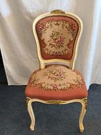 Brocante stoelen 4 stuks mooie engelse stof, Ophalen