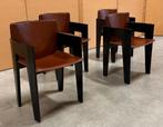 Vintage Postmoderne stoel Arnold Merckx voor Arco 4 stuks, Huis en Inrichting, Stoelen, Ophalen, Overige kleuren, Vier, Gebruikt