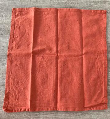 6 stoffen servietten 40 x 40 cm beschikbaar voor biedingen