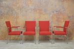 ZGANieuw! 4 rode stoffen Bert Plantagie Style design stoelen, Huis en Inrichting, Design, Bert plantagie, Ophalen of Verzenden