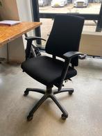 Bureaustoel stof zwart - 5x (per stuk te koop), Huis en Inrichting, Bureaustoelen, Ergonomisch, Gebruikt, Bureaustoel, Zwart