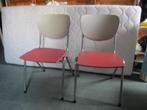 Twee oude keukenstoelen (Gispen stijl), Huis en Inrichting, Stoelen, Ophalen, Gebruikt, Twee, Overige kleuren