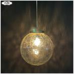 Vintage glazen hanglampen 2 op voorraad Lamp Pendellamp, Ophalen, Nn, Vintage, Nb