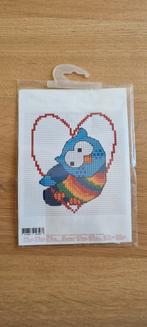 Permin borduurpakketje 'uil'., Hobby en Vrije tijd, Borduren en Borduurmachines, Verzenden, Nieuw, Handborduren, Borduurpakket