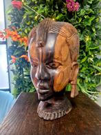 Coromandel Houten Buste - Top Staat!, Antiek en Kunst, Ophalen of Verzenden