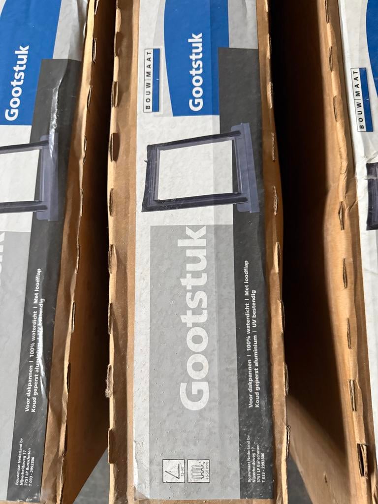 Gootstuk TFX S6A - Nieuw in doos, Doe-het-zelf en Verbouw, Dakpannen en Dakbedekking, Ophalen, Nieuw, Minder dan 5 m², Dakpannen