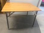 Compacte bamboe roltafel 65x50cm, Ophalen, Zo goed als nieuw, Campingtafel
