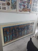 Kunstobject, gesigneerd, 125 cm of meer, Ophalen of Verzenden, Zo goed als nieuw, Schilderij