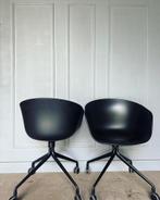 HAY About A Chair AAC24 design stoelen, Zwart, Ophalen of Verzenden, Info@hay.nl, Bureaustoel