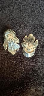 Zilverkleurige oorclips, Ophalen of Verzenden, Zo goed als nieuw, Zilver, Overige materialen