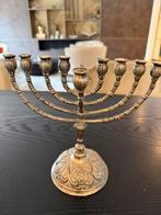 Antieke zilveren Menorah, Ophalen of Verzenden, Zilver