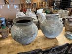 2 x Oude Stenen Vaas staat mooi in Sober/Landelijk Interieur, Antiek en Kunst, Antiek | Keramiek en Aardewerk, Ophalen