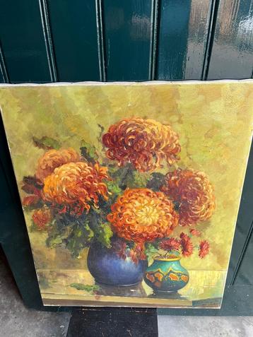 Bloemen in vazen - Schilderij beschikbaar voor biedingen
