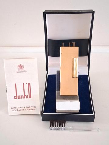 Dupont: Dunhill Aansteker(NIEUW) Met Een Edelsteen Tijgeroog beschikbaar voor biedingen