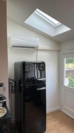 SMEG koelkast zwart met vriesvak, Ophalen, 200 liter of meer, 60 cm of meer, Zo goed als nieuw