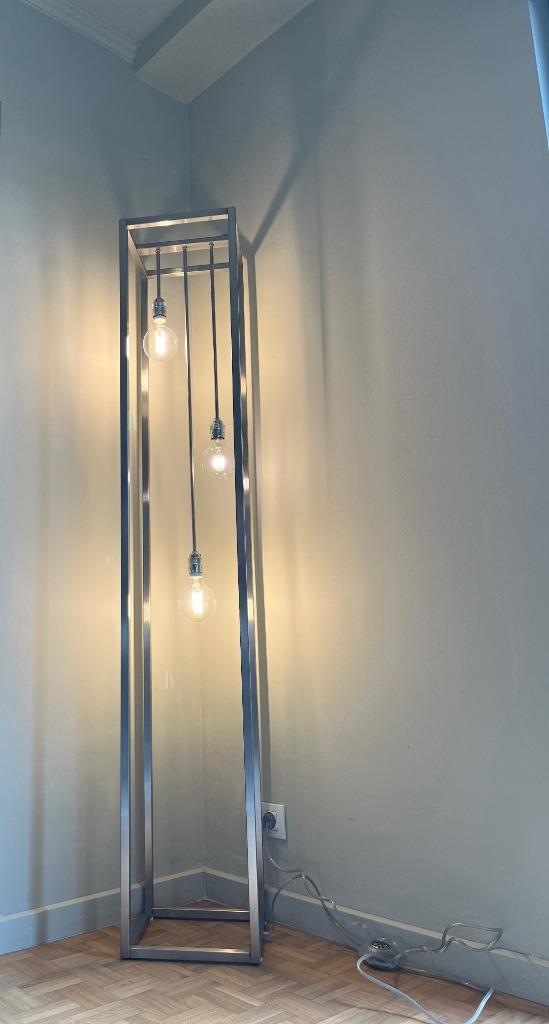 Vintage design retro lamp staanlamp vloerlamp leeslamp, Huis en Inrichting, Lampen | Vloerlampen, Zo goed als nieuw, 150 tot 200 cm