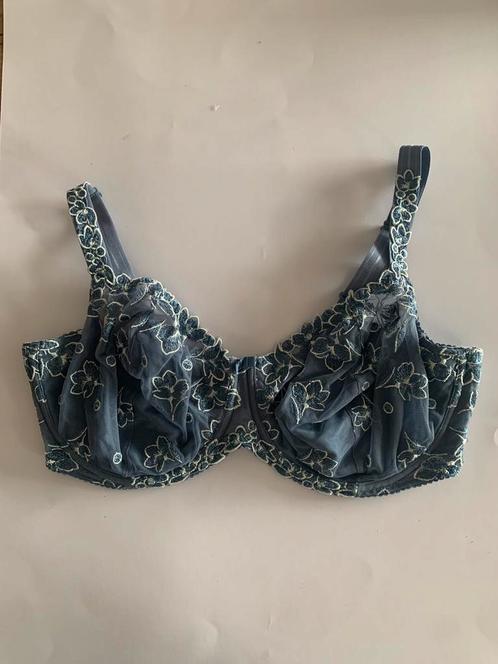 Prima donna 85F full cup blauw ecru borduur, Kleding | Dames, Ondergoed en Lingerie, BH, Blauw, Verzenden