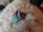 Navajo ring uit nieuw-mexico, Sieraden, Tassen en Uiterlijk, Ophalen of Verzenden, Zo goed als nieuw, Zilver, Zilver