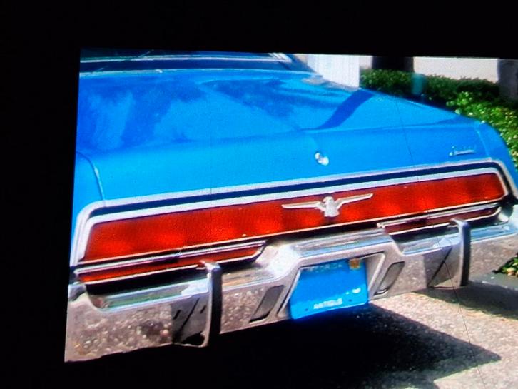 Ford Thunderbird Embleem van achterlichtbalk  van 1971, Auto-onderdelen, Carrosserie en Plaatwerk, Ford, Achter, Gebruikt, Ophalen of Verzenden