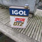 Oud olie blik IGOL special  Sema GTZ is nog vol, Verzamelen, Blikken, Ophalen of Verzenden, Zo goed als nieuw, Overige, Overige merken