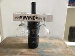 Houder voor wijnglazen aan wijnfles en Unwined voor kurken., Huis en Inrichting, Ophalen of Verzenden, Zo goed als nieuw, Minder dan 50 cm